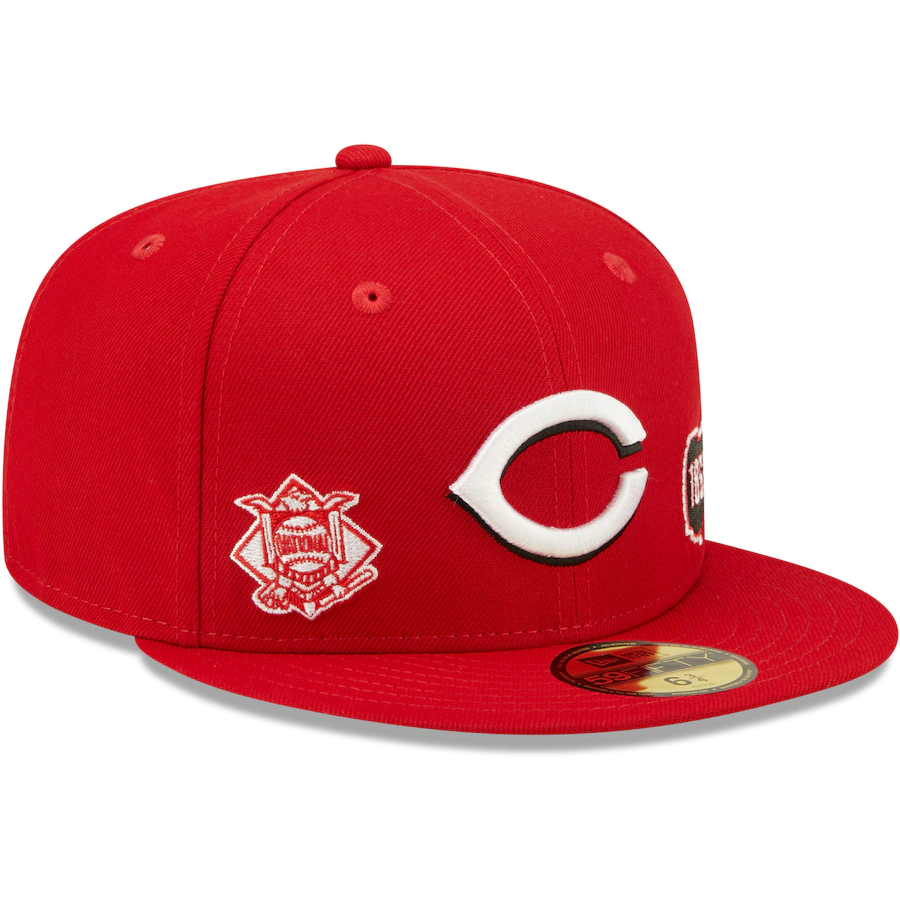 New Era Cincinnati Reds Identity 59FIFTY Fitted Hat - Red product image 2, provided for visual reference and product detail