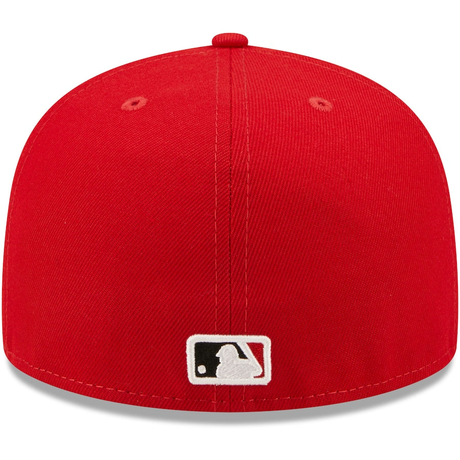 New Era Cincinnati Reds Identity 59FIFTY Fitted Hat - Red product image 4, provided for visual reference and product detail