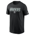 Nike Men Las Vegas Raiders Short Sleeve T-Shirt-Black product image 1, provided for visual reference and product detail