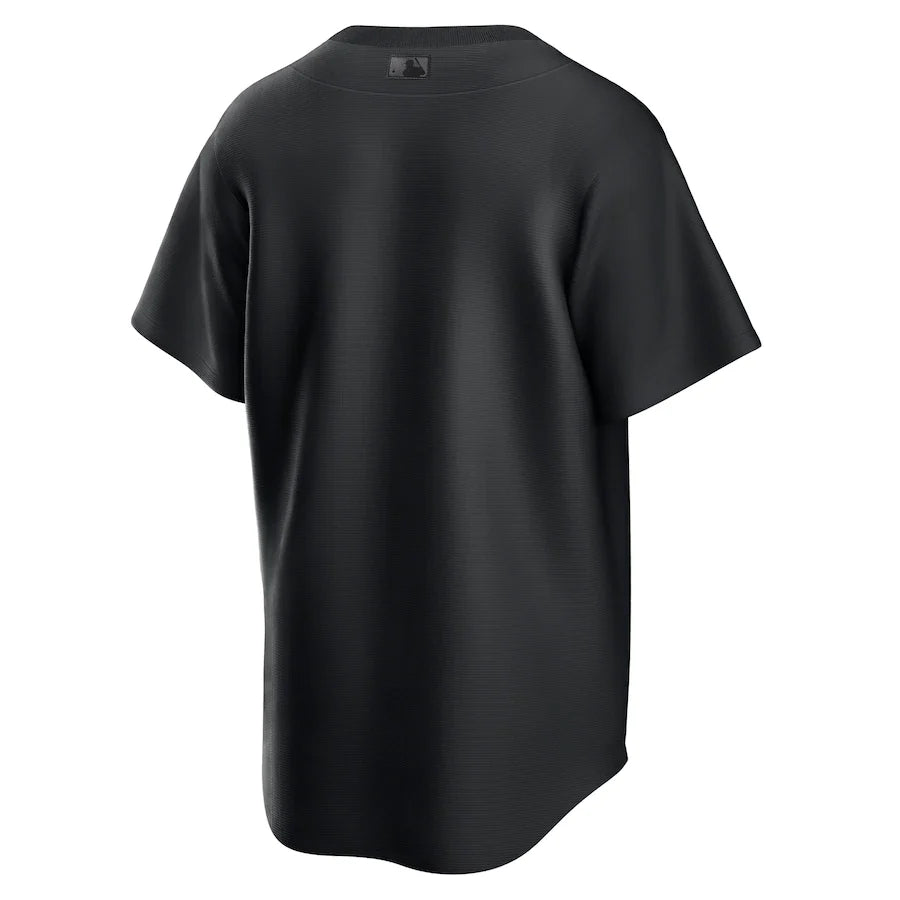 Oakland Athletics Nike Black Pitch Black Fashion Replica Jersey for Men product image 2, provided for visual reference and