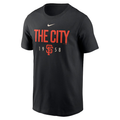 Nike Men San Francisco Giants The City Local Team T-Shirt - Black product image 1, provided for visual reference and product