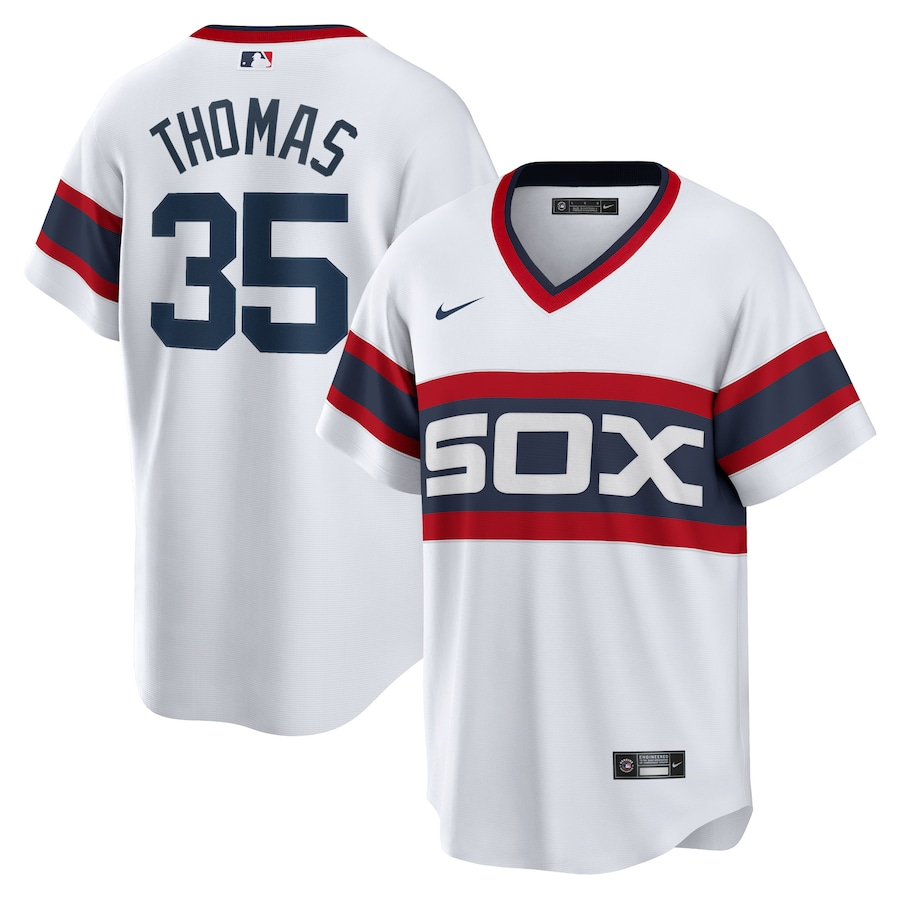 Chicago White Sox Frank Thomas Nike White Home Cooperstown Collection Player Jersey for Men product image 3, provided for