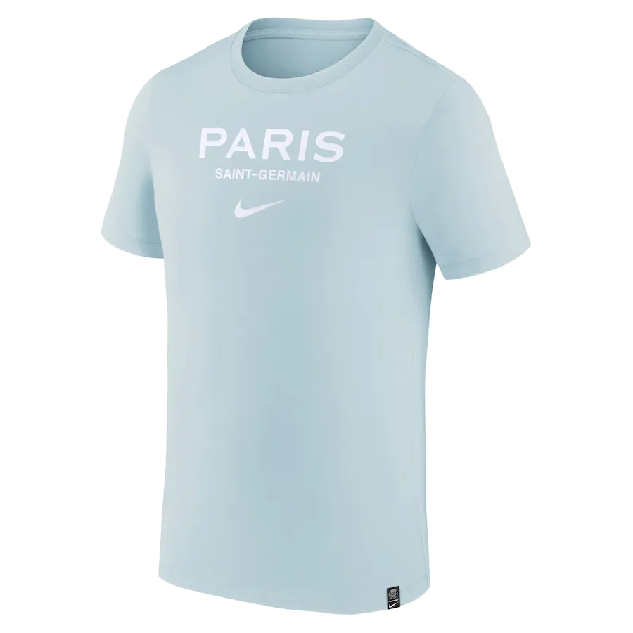 Nike Swoosh Men Paris Saint-Germain Soccer T-Shirt-Light Blue product image 1, provided for visual reference and product