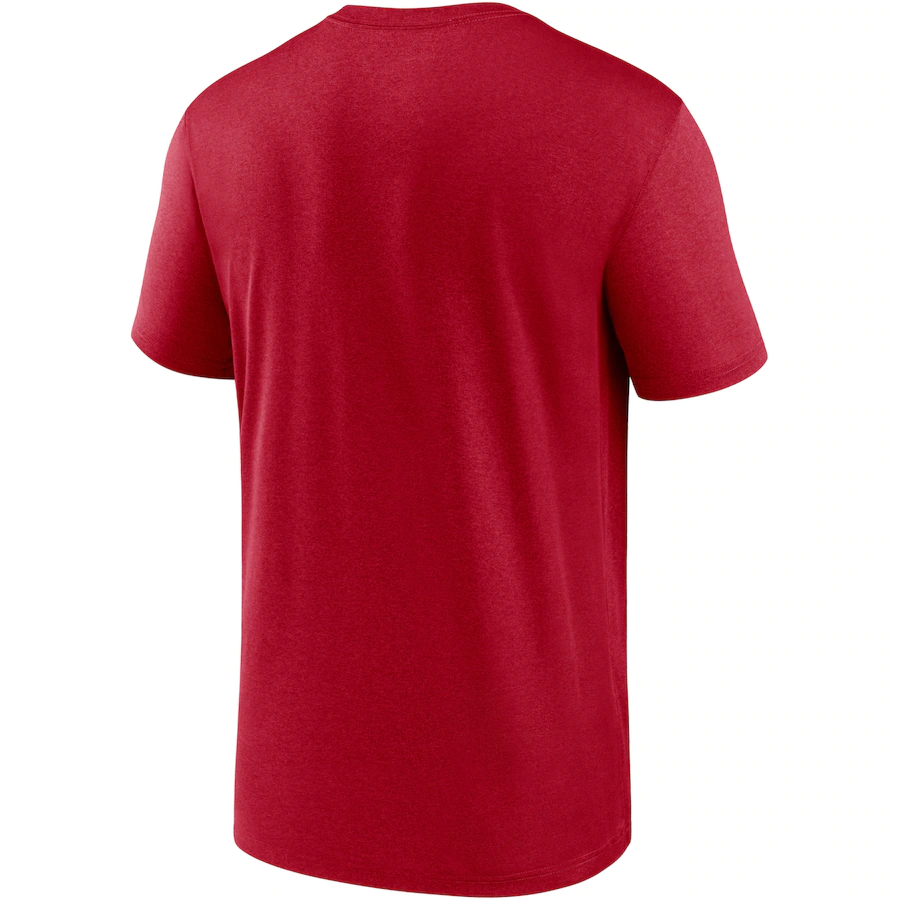 San Francisco 49ers Nike Legend Community Performance T-Shirt - Scarlet product image 2, provided for visual reference and