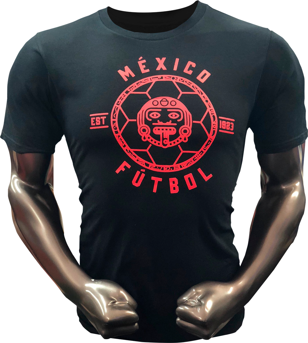 Adidas Mexico Linear Icon Est. T-Shirt-Black/Red product image 3, provided for visual reference and product detail review