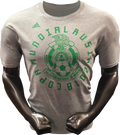 Adidas Mexico Russia Mundial T-Shirt- Grey/Green product image 1, provided for visual reference and product detail review