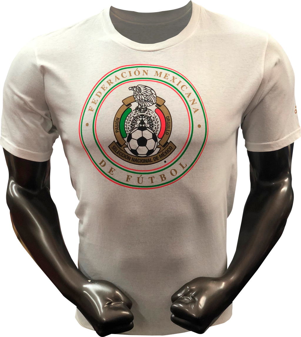 Adidas Mexico Federacion Circle Logo T-shirt product image 3, provided for visual reference and product detail review