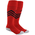Adidas Mundial Zone Cushioned OTC Socks- Red/Black product image 1, provided for visual reference and product detail review