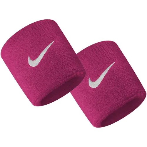 Nike Swoosh Wristbands-Pink product image 1, provided for visual reference and product detail review