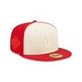New Era Washington Nationals Red 2-Tone 59Fifty Fitted Hat-Red/Cream product image 1, provided for visual reference and