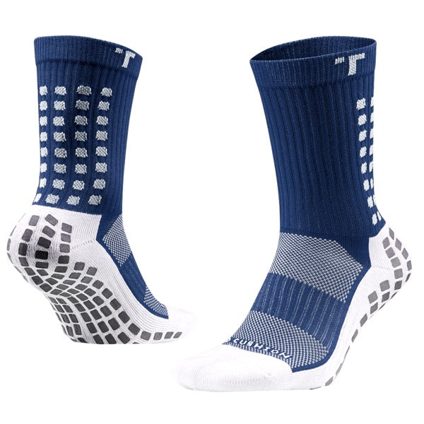 TruSox 3.0 Mid-Calf Cushion Crew Sock-NAVY product image 1, provided for visual reference and product detail review