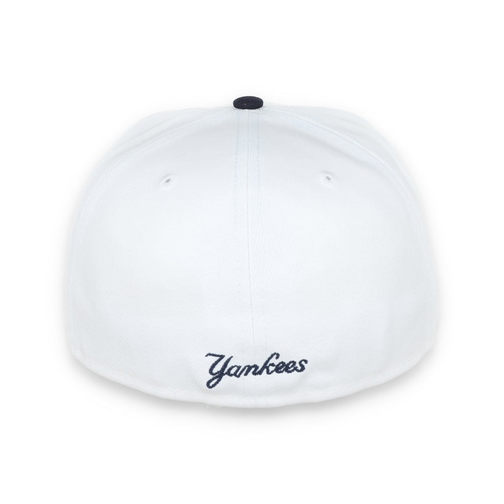 New Era New York Yankees State View E1 59FIFTY-White/Navy product image 5, provided for visual reference and product detail
