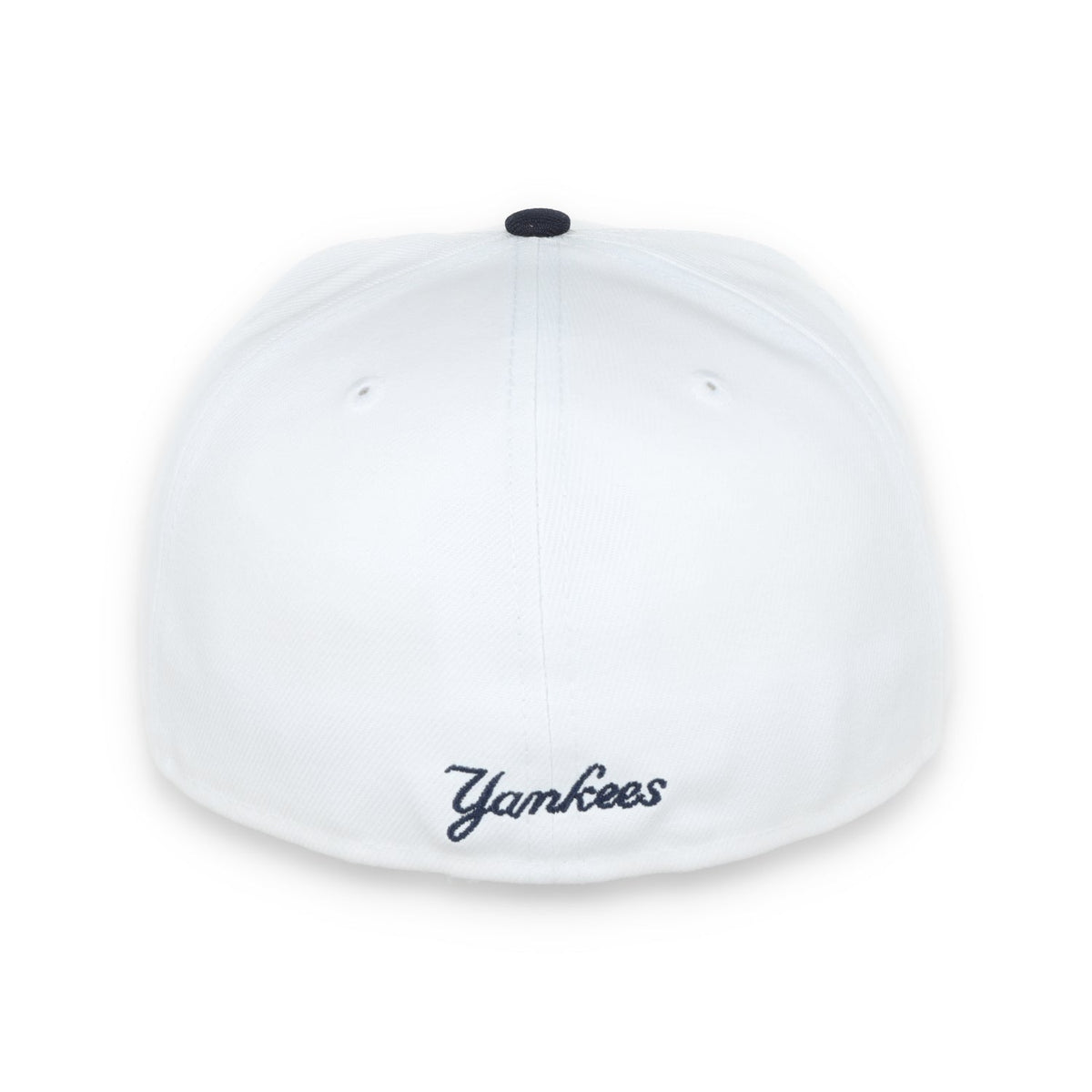 New Era New York Yankees State View E1 59FIFTY-White/Navy product image 5, provided for visual reference and product detail