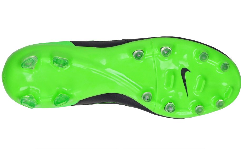 Nike Tiempo LEGACY FG-BLACK/BLACK GREEN product image 2, provided for visual reference and product detail review