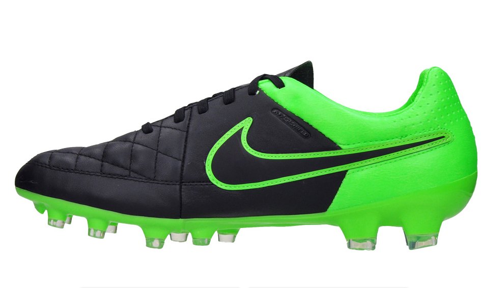Nike Tiempo LEGACY FG-BLACK/BLACK GREEN product image 3, provided for visual reference and product detail review