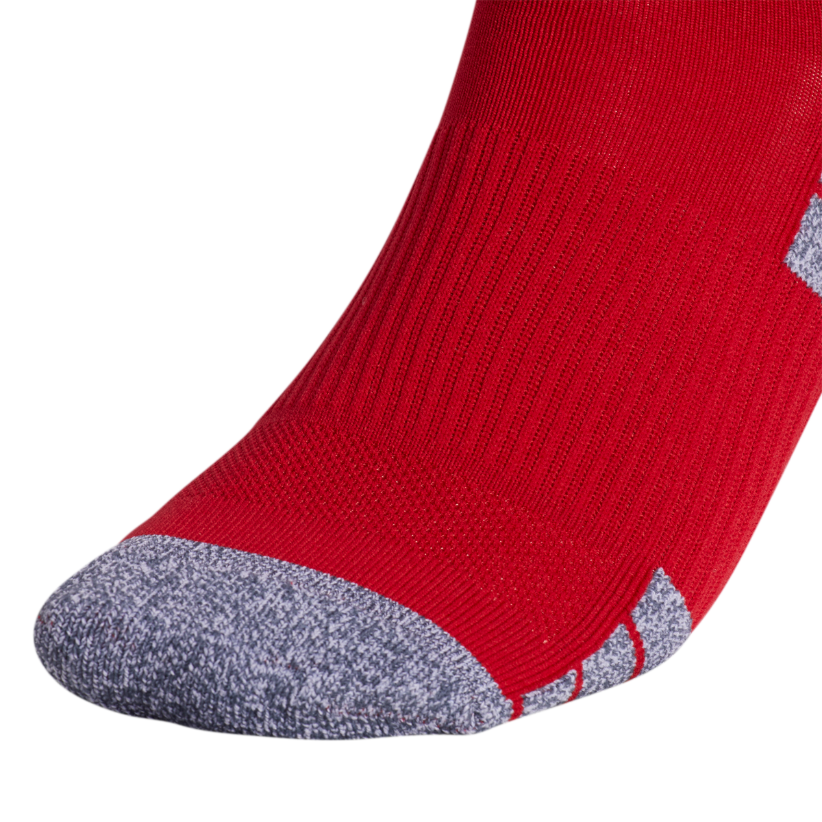 Adidas 3 Stripe Hoop Socks-Red/White product image 6, provided for visual reference and product detail review