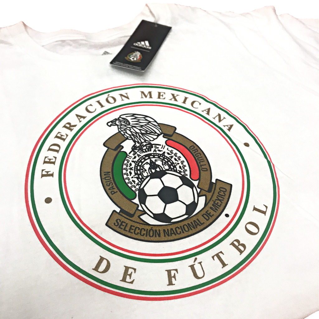 Adidas Mexico Federacion Circle Logo T-shirt product image 2, provided for visual reference and product detail review