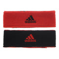 Adidas Reversible HeadBand - Red/Black product image 1, provided for visual reference and product detail review