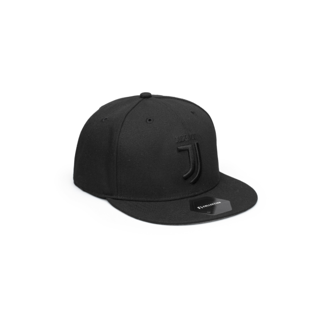 Fi Collections Juventus F.C. Blackout Fitted Hat-Black/Black product image 3, provided for visual reference and product
