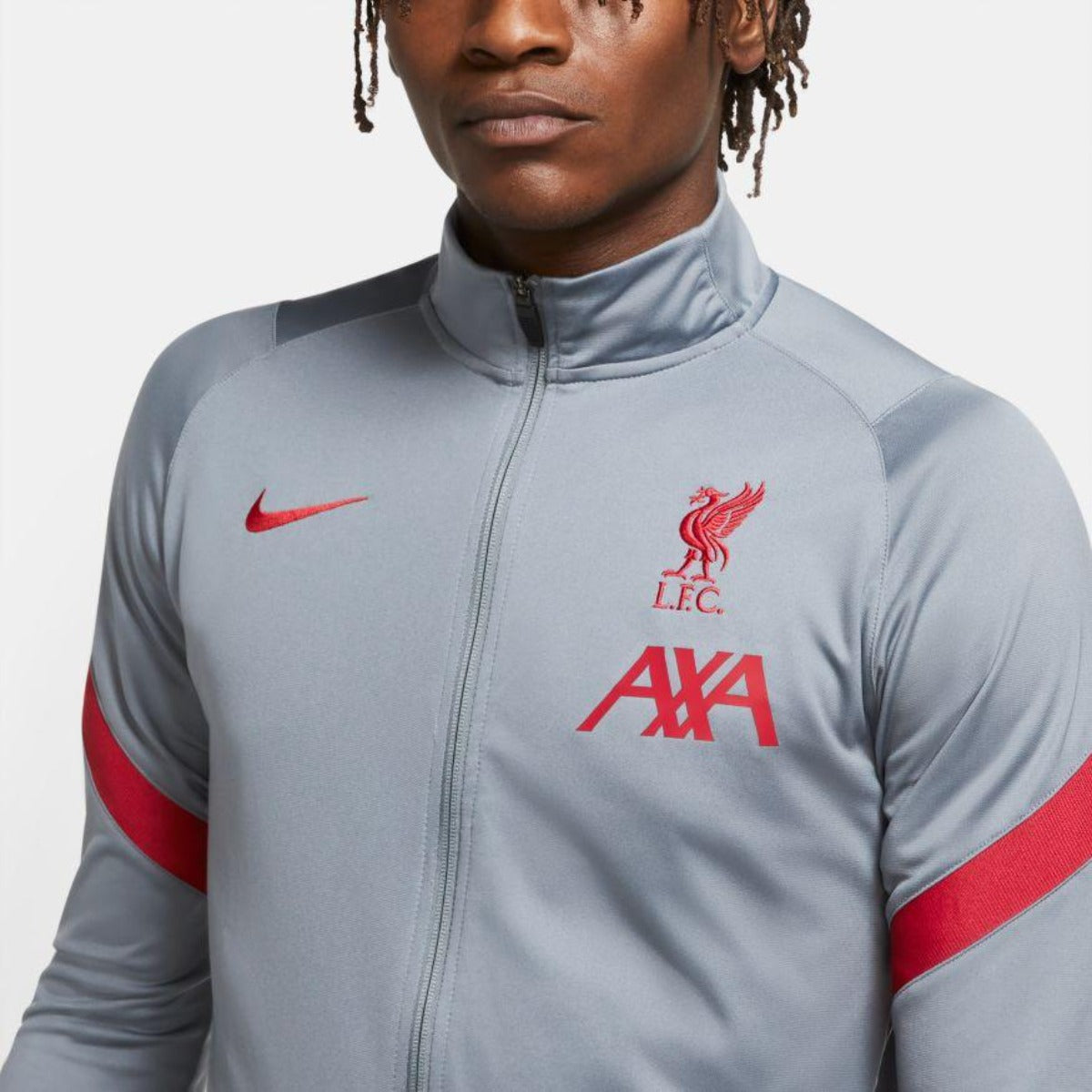 Nike Liverpool FC Strike Men Knit Soccer Track Jacket product image 1, provided for visual reference and product detail