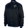 Nike Men France Bomber Jacket 20/21 - Black/White product image 1, provided for visual reference and product detail review