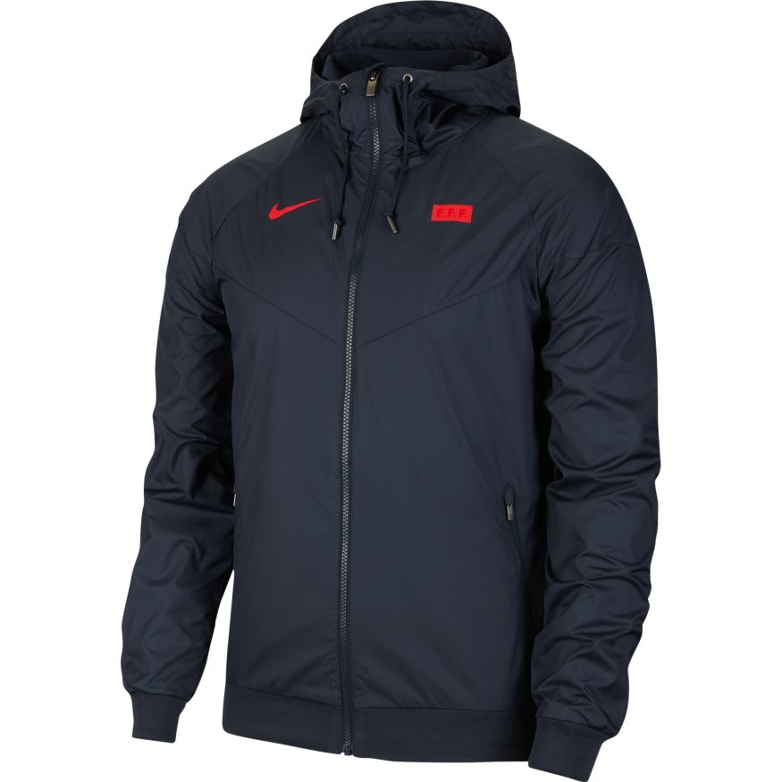 Nike Men France Windrunner Woven Jacket - Nevy product image 1, provided for visual reference and product detail review