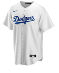 Nike Men Los Angeles Dodgers White Home 2020 Replica Team Jersey product image 1, provided for visual reference and product