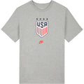 Nike Men USWNT 4-Star Crest T-Shirt - Grey product image 1, provided for visual reference and product detail review