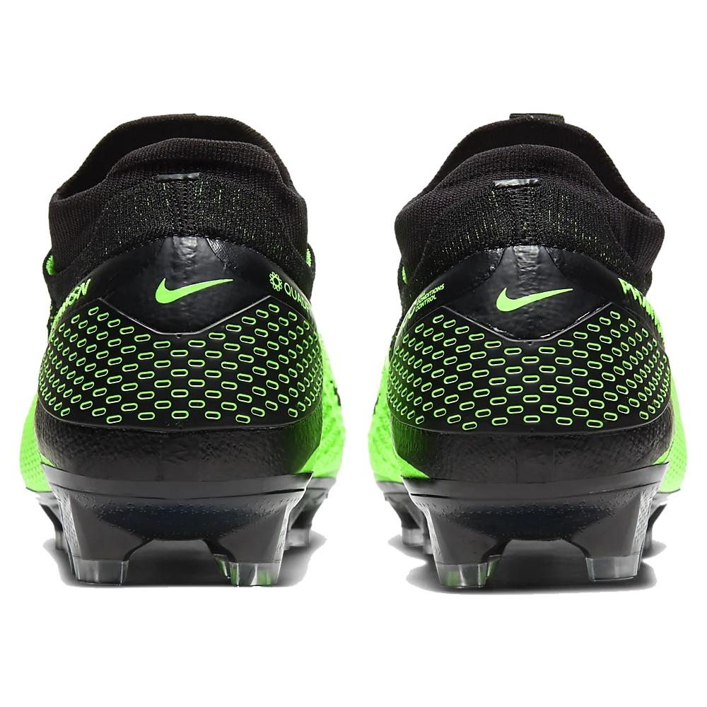 Nike Phantom Vision 2 Elite Dynamic Fit FG - Black/Mtlc-Green product image 5, provided for visual reference and product