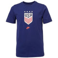 Nike Youth USWNT 4-Star Crest T-Shirt - Nevy product image 1, provided for visual reference and product detail review