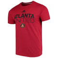 Adidas Atlanta United FC adidas Red Locker Stacked climalite Short Sleeve T-Shirt product image 1, provided for visual