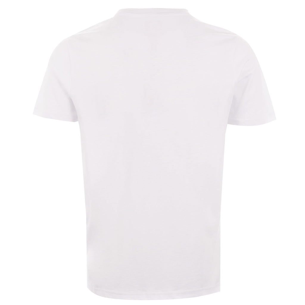 Kappa Men Authentic Estessi T-shirt - White/Black product image 2, provided for visual reference and product detail review
