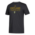 Adidas Portland Timbers Climalite Short Sleeve T-Shirt - Black/GOLD product image 1, provided for visual reference and