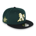 New Era Oakland Athletics 30Th Anniversary Side Patch 59Fifty Fitted- Green product image 1, provided for visual reference