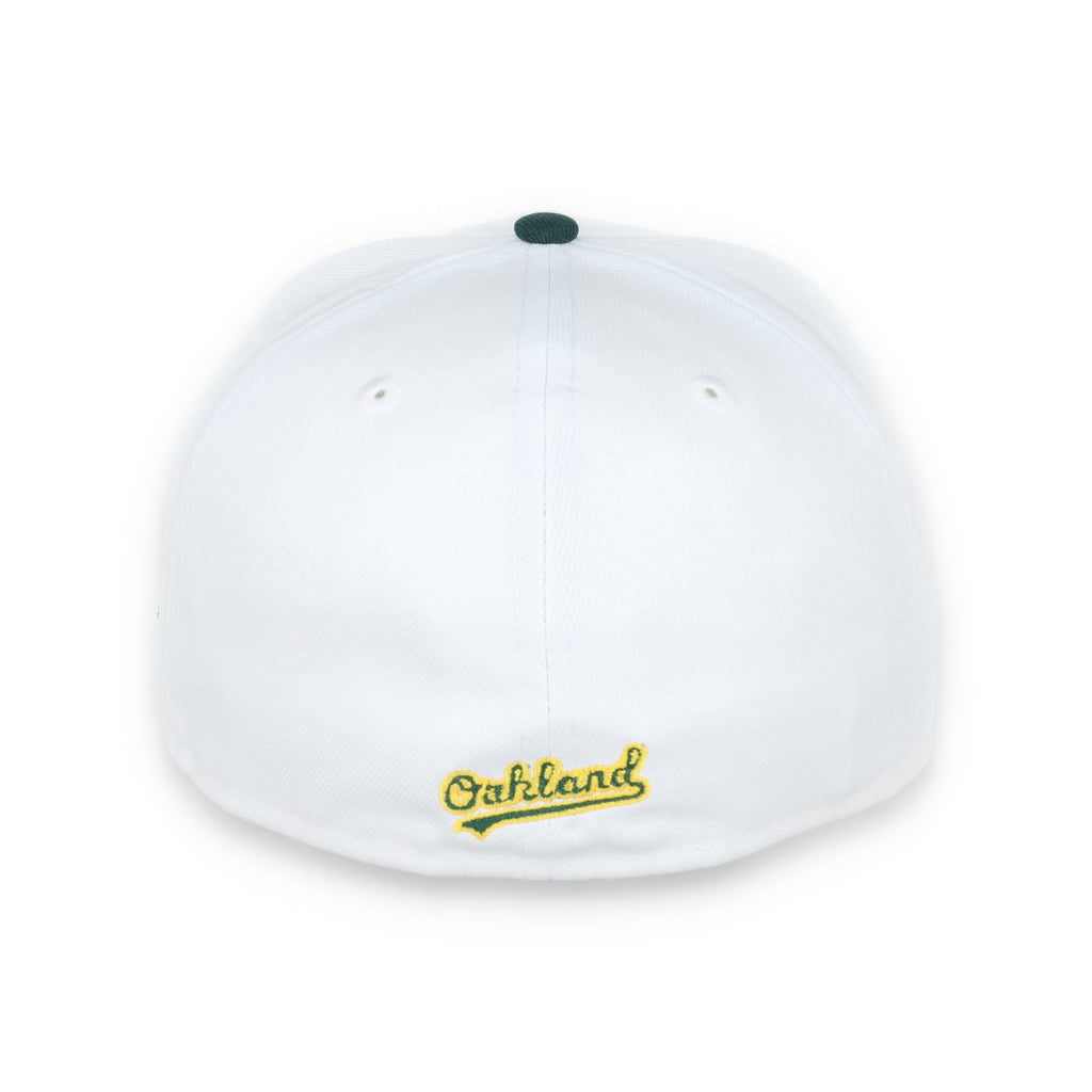 New Era Oakland Athletics State View E1 59FIFTY-White/Green product image 5, provided for visual reference and product