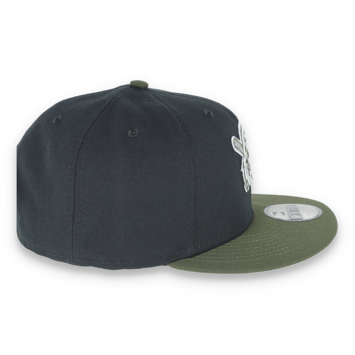 New Era Pittsburgh Pirates 2-Tone Color Pack 9FIFTY Snapback Hat - Grey/Olive product image 6, provided for visual reference