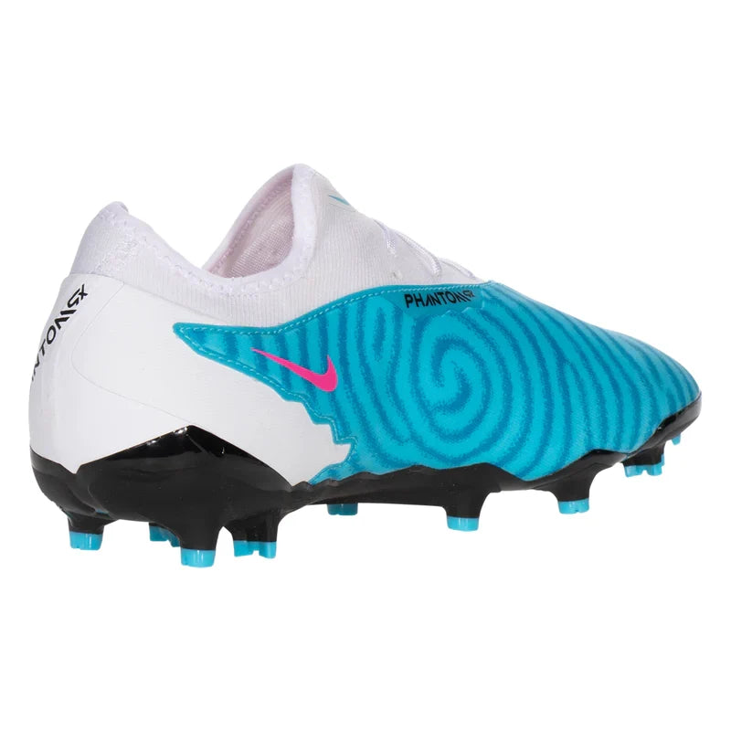 Nike Phantom GX Pro FG-BLACK/SUMMIT WHITE-BALTIC BLUE/PINK BLAST-WHITE-LASER BLUE product image 8, provided for visual