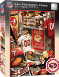 San Francisco 49Ers Locker Room - 500 Piece Nfl Sports Puzzle product image 1, provided for visual reference and product