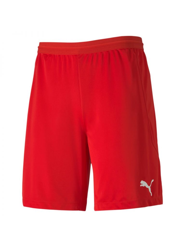 Puma Teamfinal 21 Knit Shorts-Red product image 1, provided for visual reference and product detail review
