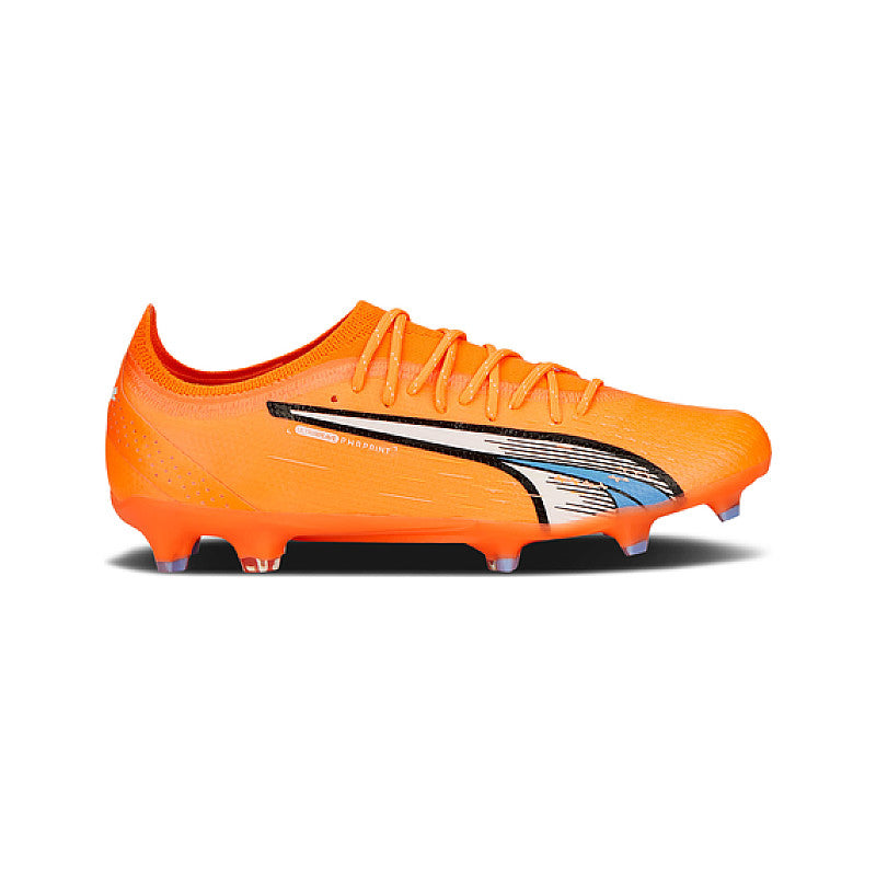 Puma Ultra Ultimate FG-Orange-White-Blue Glimmer product image 1, provided for visual reference and product detail review