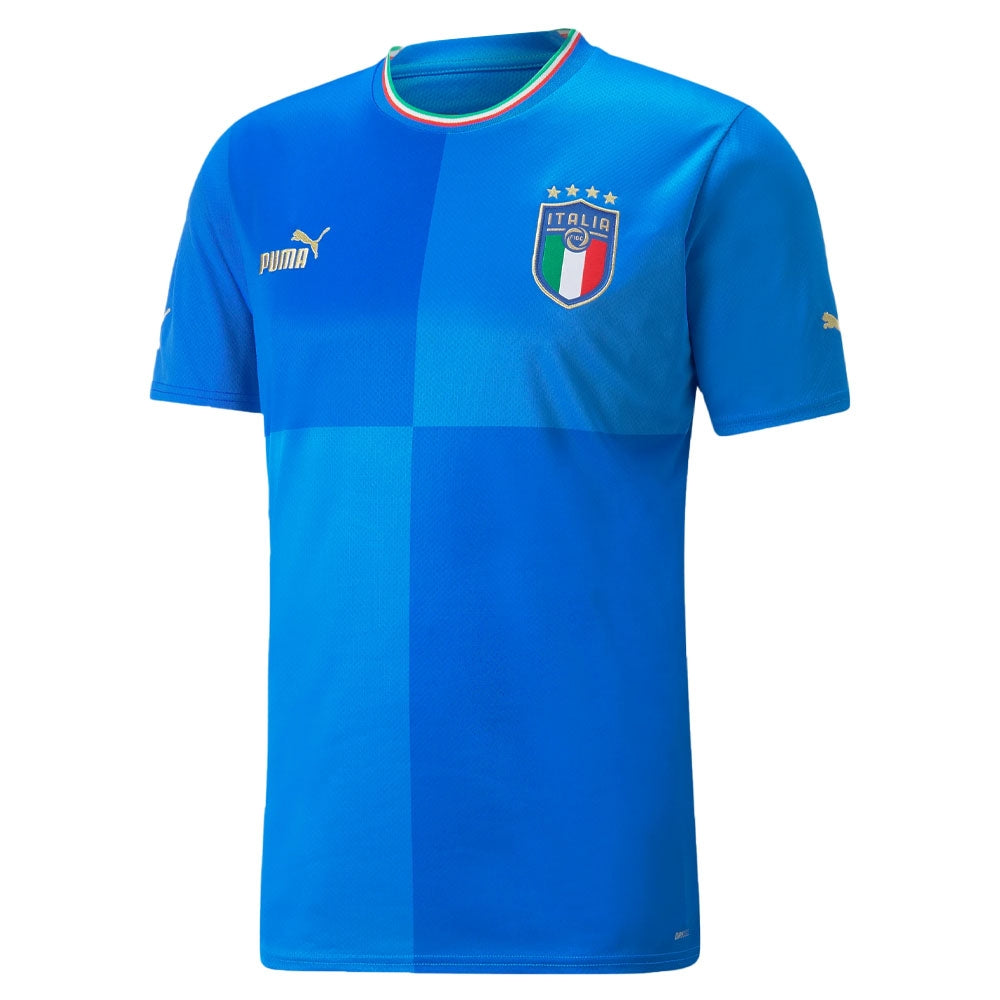 Puma Mens Italy Home Stadium Jersey 2022 product image 1, provided for visual reference and product detail review