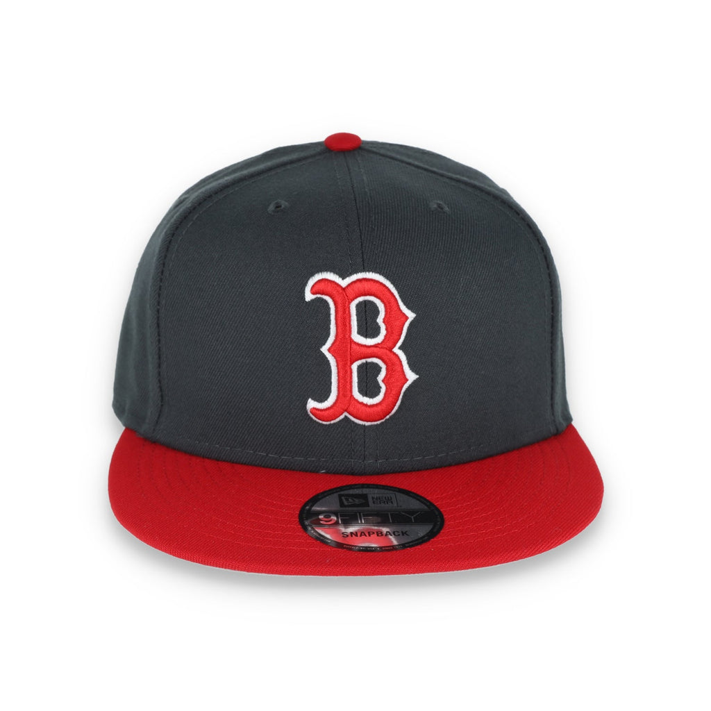 New Era Boston Red Sox 2-Tone Color Pack 9FIFTY Snapback Hat -Grey/Scarlet product image 2, provided for visual reference