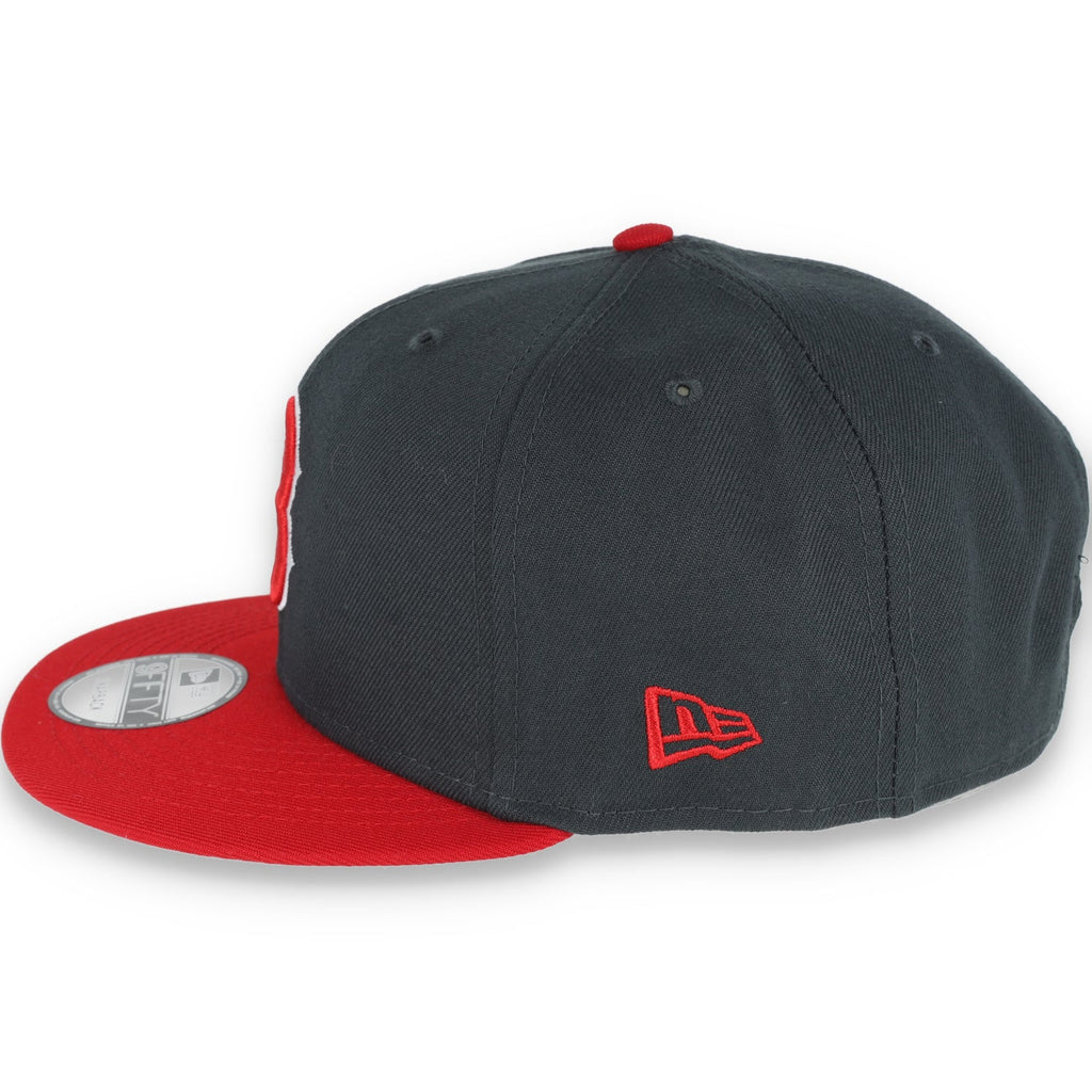 New Era Boston Red Sox 2-Tone Color Pack 9FIFTY Snapback Hat -Grey/Scarlet product image 4, provided for visual reference