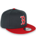 New Era Boston Red Sox 2-Tone Color Pack 9FIFTY Snapback Hat -Grey/Scarlet product image 1, provided for visual reference