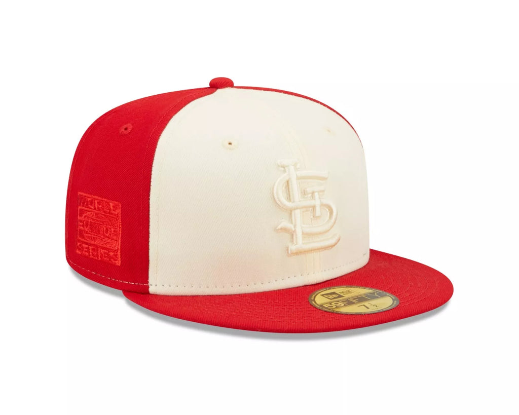 New Era St Louis Cardinals 2-Tone 59Fifty Fitted Hat- Red/Cream product image 8, provided for visual reference and product