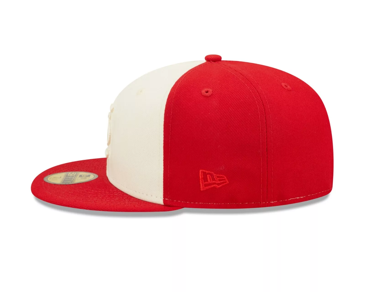 New Era St Louis Cardinals 2-Tone 59Fifty Fitted Hat- Red/Cream product image 4, provided for visual reference and product