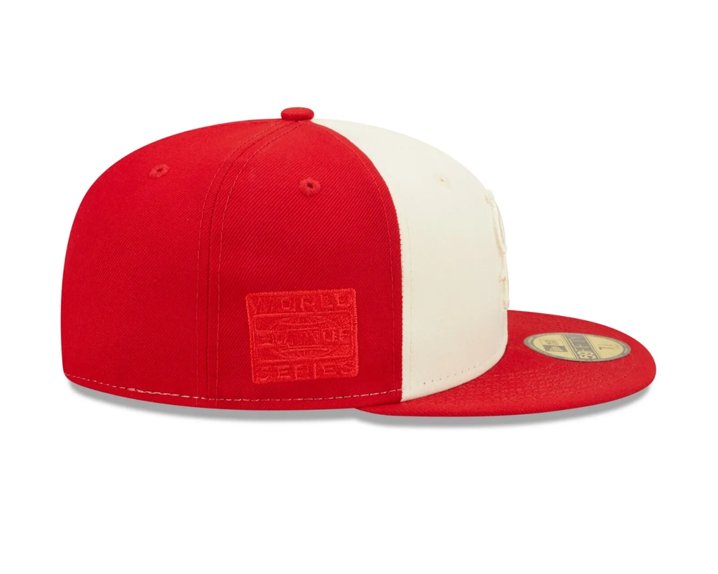 New Era St Louis Cardinals 2-Tone 59Fifty Fitted Hat- Red/Cream product image 6, provided for visual reference and product