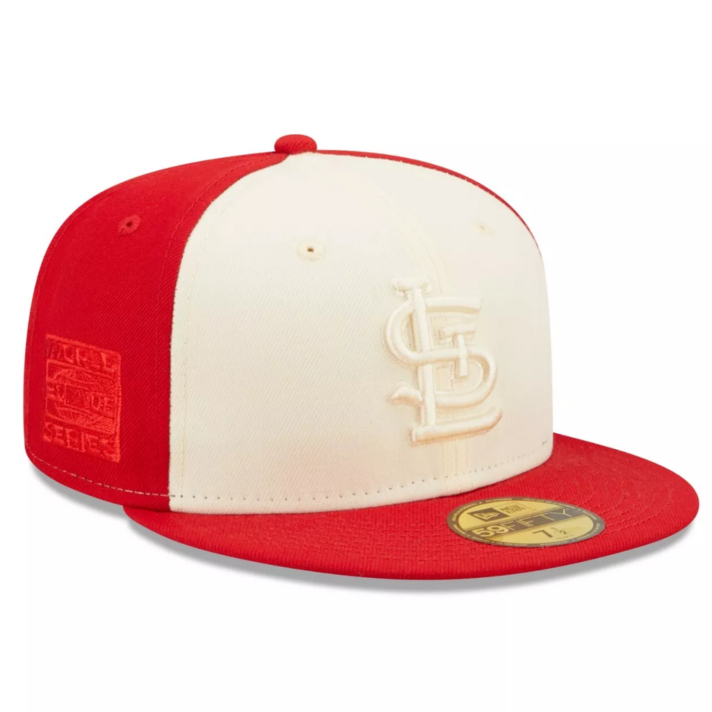 New Era St Louis Cardinals 2-Tone 59Fifty Fitted Hat- Red/Cream product image 1, provided for visual reference and product