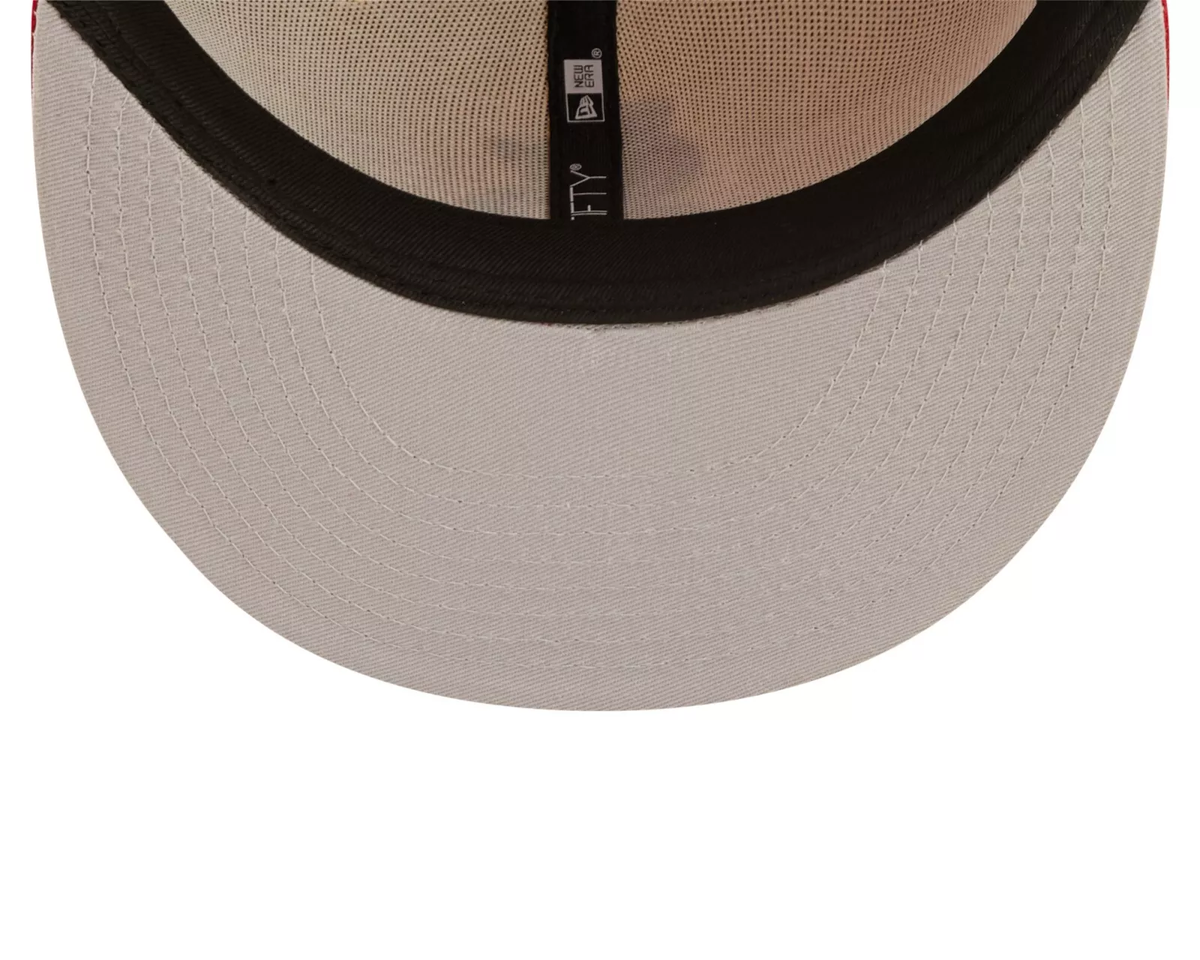 New Era St Louis Cardinals 2-Tone 59Fifty Fitted Hat- Red/Cream product image 7, provided for visual reference and product