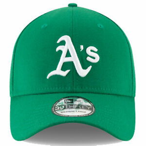 New Era Men Oakland A's 39Thirty Team Classic Navy Stretch Fit Hat product image 2, provided for visual reference and